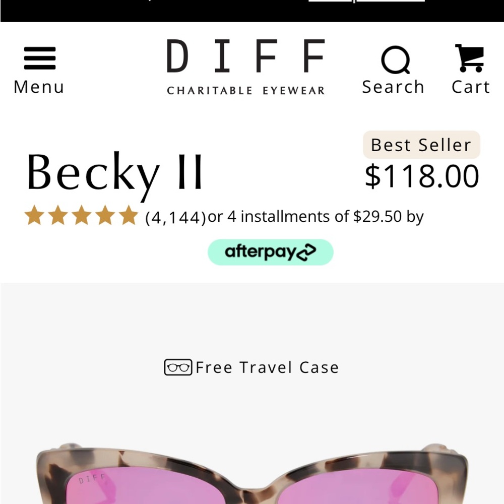 Diff Eyewear Becky IITortoiseshell Sunglasses - image 7